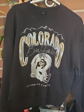 Hollister Black Colorado Buffaloes Graphic Crewneck